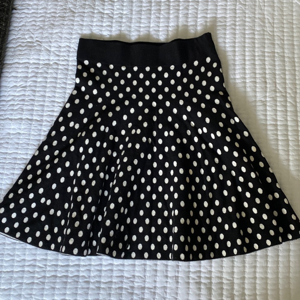 Anthropologie Polka Dot Skirt